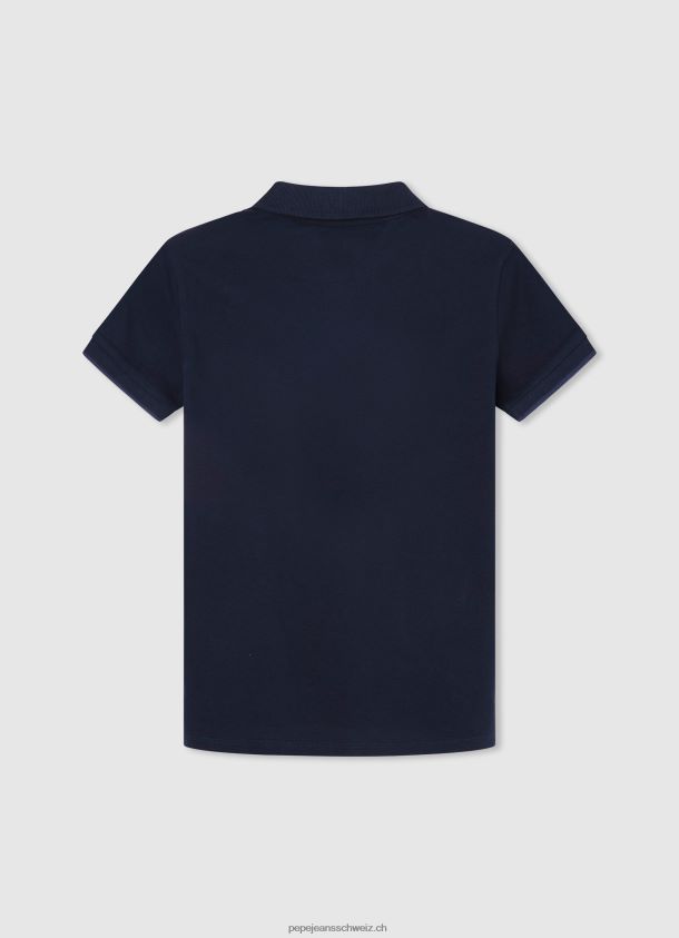 gesticktes Pikee-Poloshirt mit Logo Junge Pepe Jeans dulwich 84XH6T1673