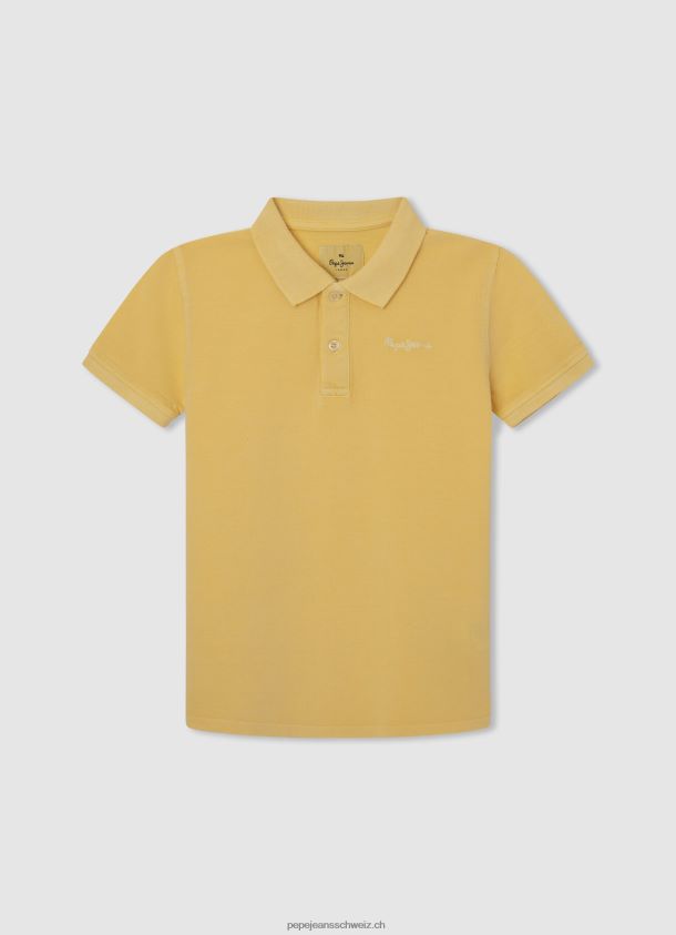gesticktes Pikee-Poloshirt mit Logo Junge Pepe Jeans scheinen 84XH6T1665