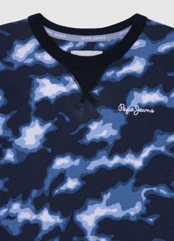 Pullover mit Camouflage-Print Junge Pepe Jeans dulwich 84XH6T1591