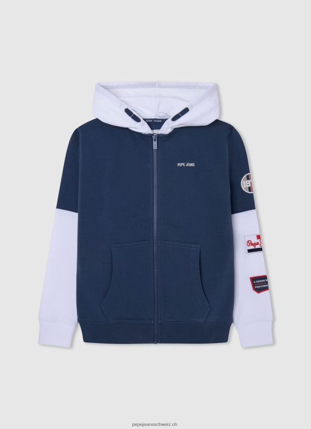 Pullover mit Logo-Patch Junge Pepe Jeans Jarman 84XH6T1594