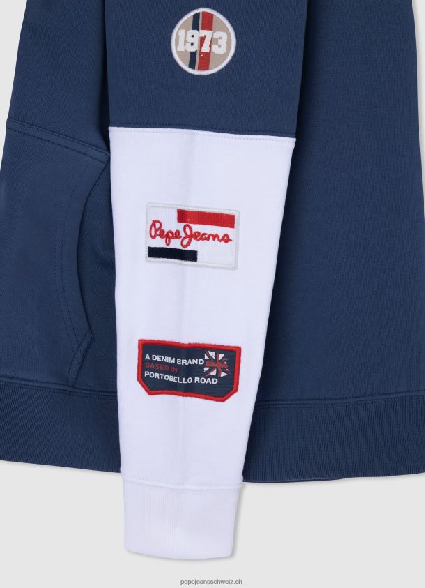 Pullover mit Logo-Patch Junge Pepe Jeans Jarman 84XH6T1594