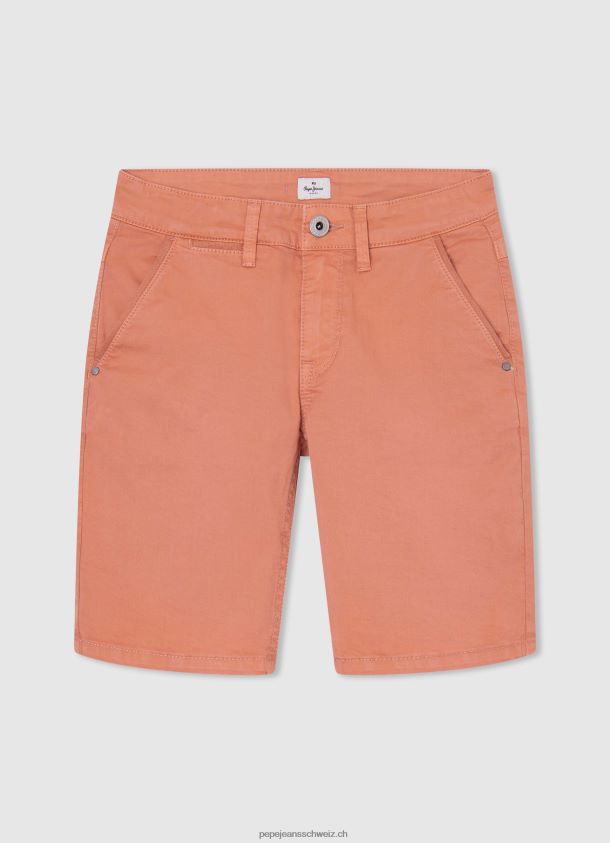 Chino-Shorts mit normaler Passform Junge Pepe Jeans Kürbis orange 84XH6T1692
