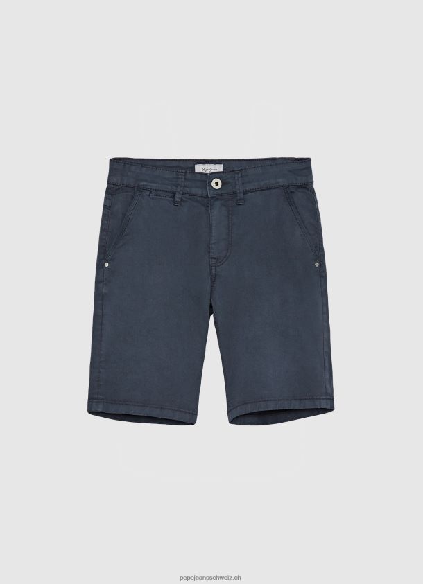 Chino-Shorts mit normaler Passform Junge Pepe Jeans Marine 84XH6T1695