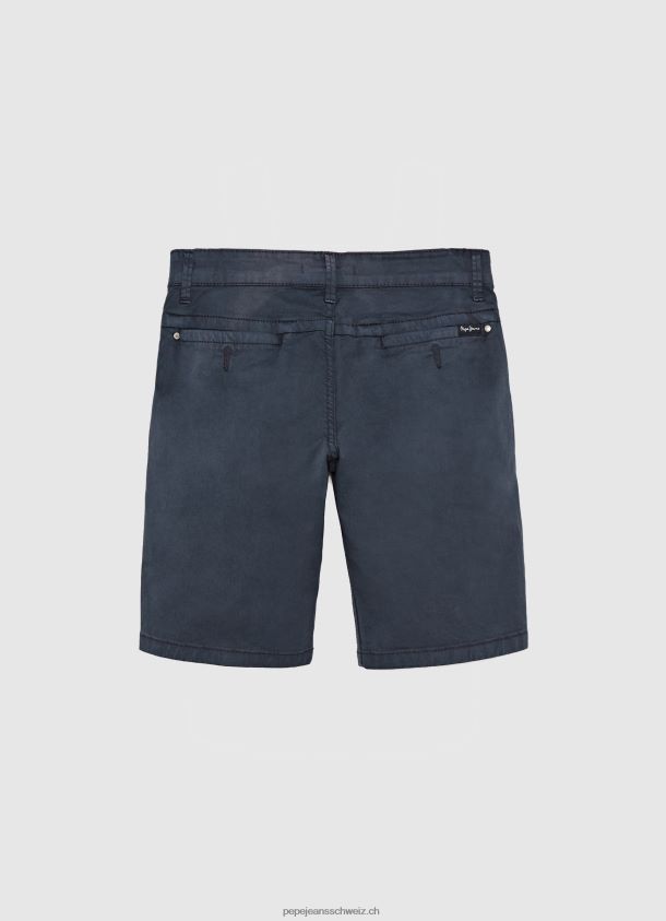 Chino-Shorts mit normaler Passform Junge Pepe Jeans Marine 84XH6T1695