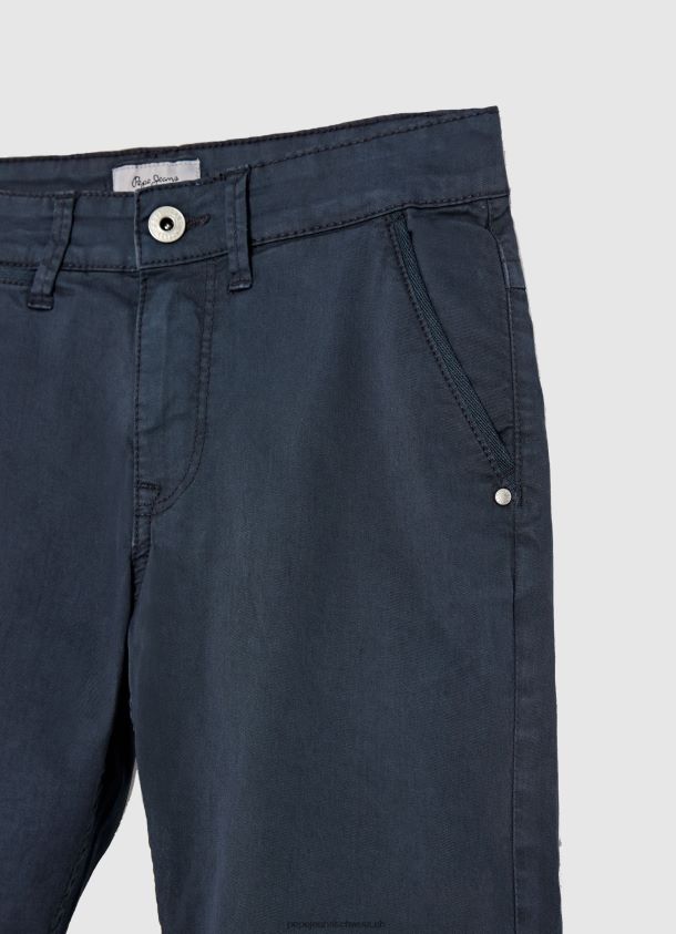 Chino-Shorts mit normaler Passform Junge Pepe Jeans Marine 84XH6T1695