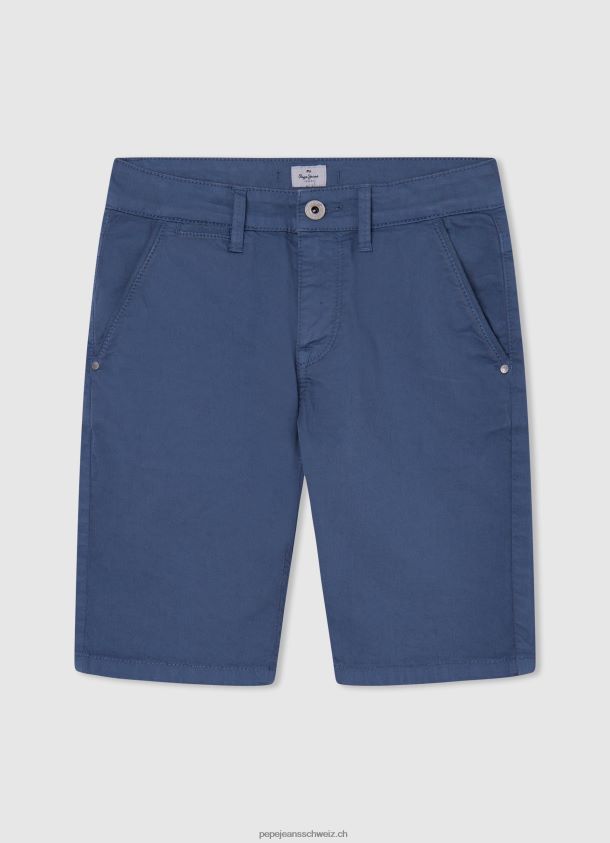 Chino-Shorts mit normaler Passform Junge Pepe Jeans Marine 84XH6T1695