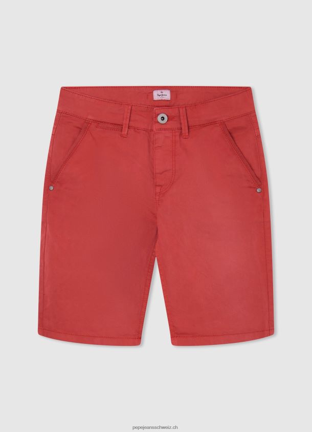 Chino-Shorts mit normaler Passform Junge Pepe Jeans studiorot 84XH6T1693