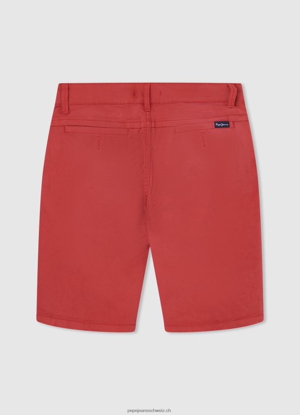 Chino-Shorts mit normaler Passform Junge Pepe Jeans studiorot 84XH6T1693