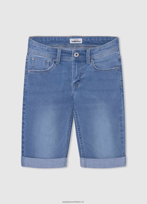 Schmal geschnittene Jeansshorts Junge Pepe Jeans Denim 84XH6T1680