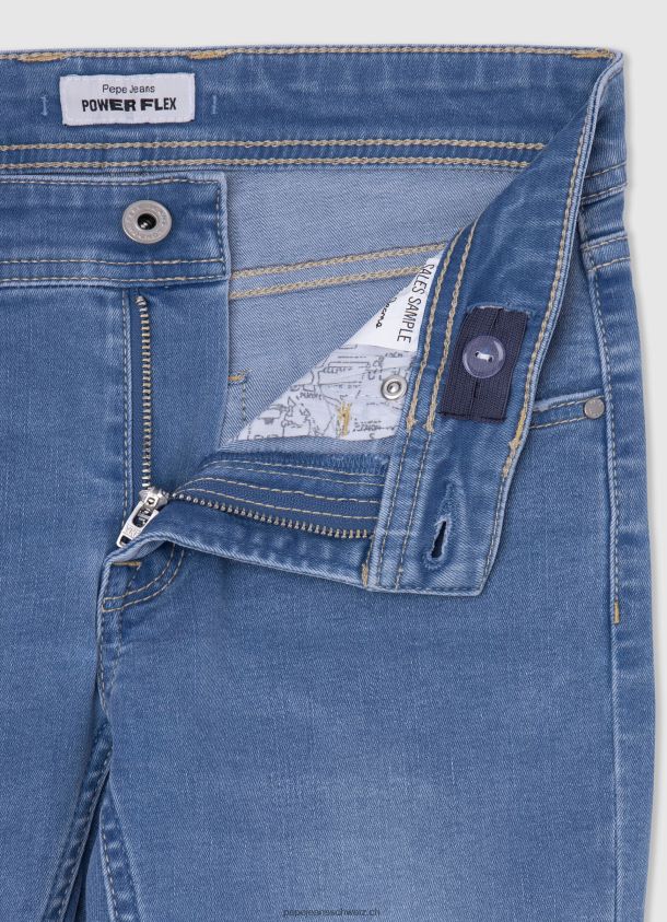 Schmal geschnittene Jeansshorts Junge Pepe Jeans Denim 84XH6T1680