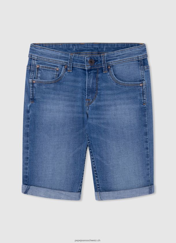Schmal geschnittene Jeansshorts Junge Pepe Jeans Denim 84XH6T1683