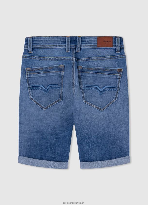 Schmal geschnittene Jeansshorts Junge Pepe Jeans Denim 84XH6T1683