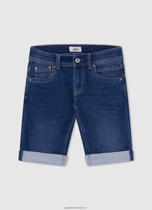 Schmal geschnittene Jeansshorts Junge Pepe Jeans Denim 84XH6T1684