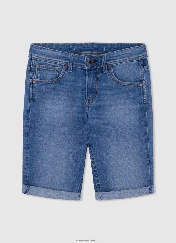 Sportliche Shorts mit Logo-Print Junge Pepe Jeans scheinen 84XH6T1686