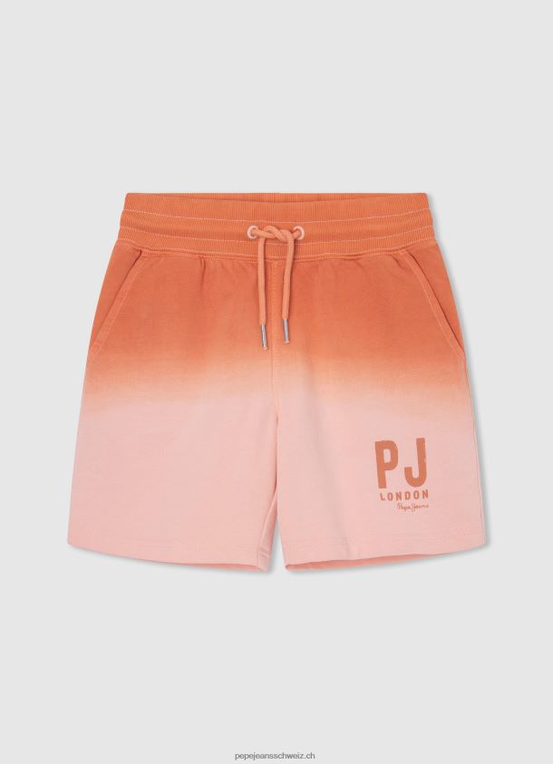 Sportshorts mit Farbblock Junge Pepe Jeans Kürbis orange 84XH6T1698