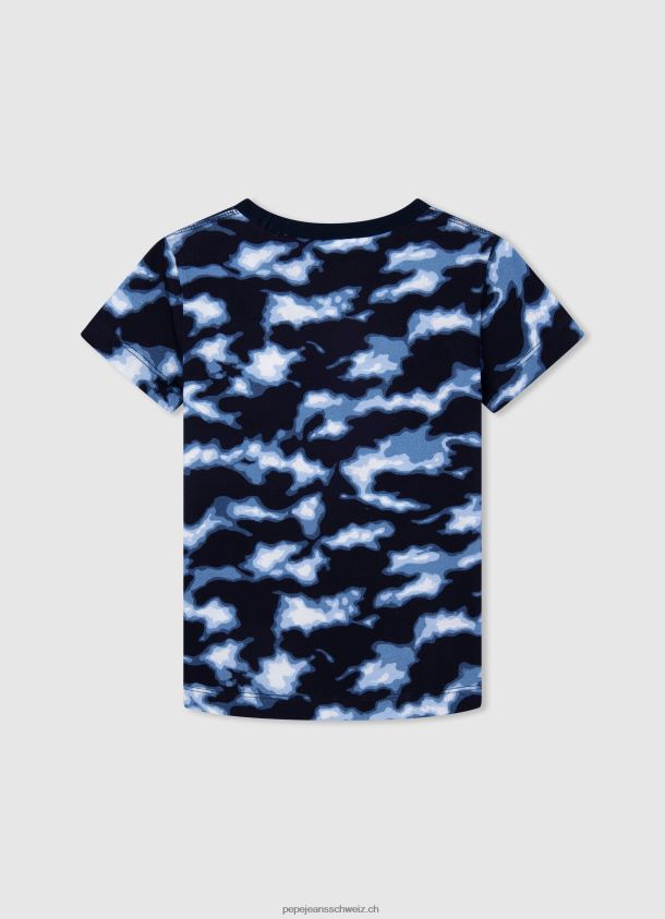 Camouflage-T-Shirt aus Baumwolle Junge Pepe Jeans ozzy 84XH6T1623