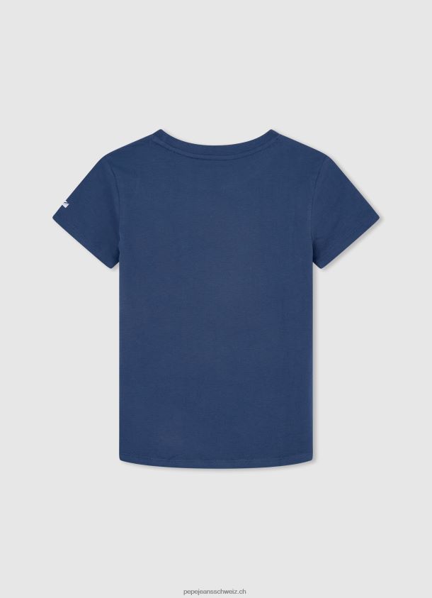 T-Shirt mit Flaggenlogo Junge Pepe Jeans Jarman 84XH6T1640