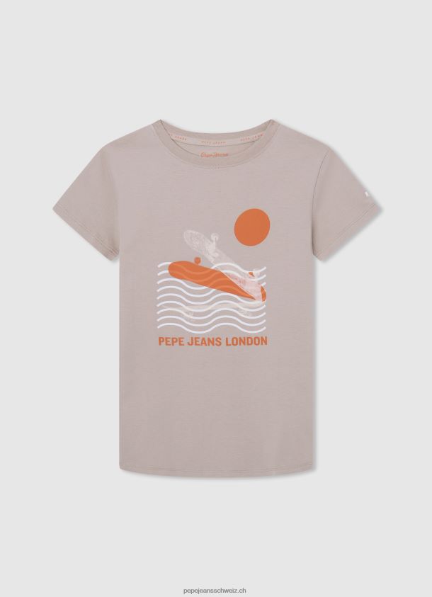 T-Shirt mit Logo-Print Junge Pepe Jeans Malz 84XH6T1616