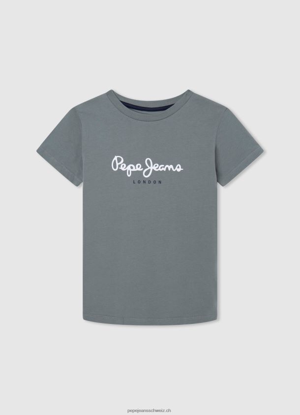 grundlegendes T-Shirt des Logos Junge Pepe Jeans Gießen 84XH6T1610