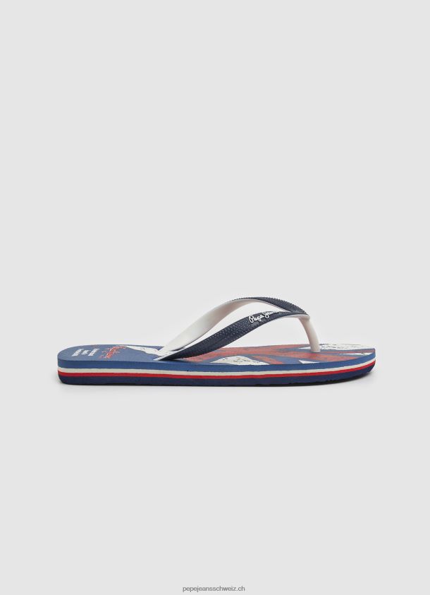 Beachflag-Flip-Flops Junge Pepe Jeans Marine 84XH6T1558