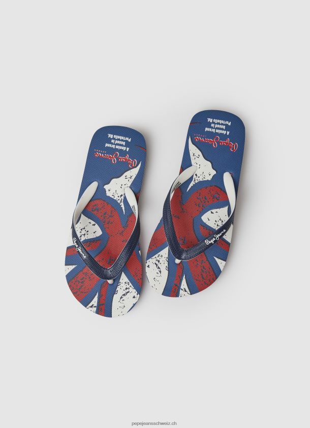 Beachflag-Flip-Flops Junge Pepe Jeans Marine 84XH6T1558