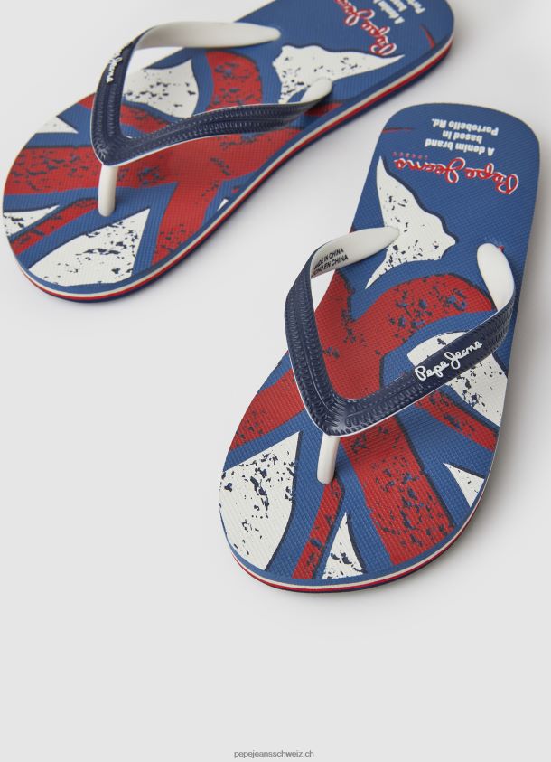 Beachflag-Flip-Flops Junge Pepe Jeans Marine 84XH6T1558