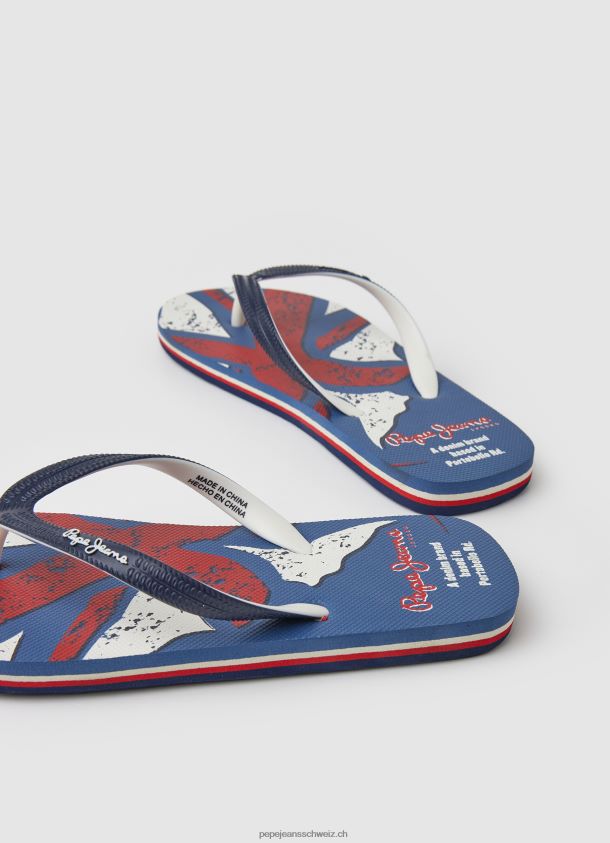 Beachflag-Flip-Flops Junge Pepe Jeans Marine 84XH6T1558