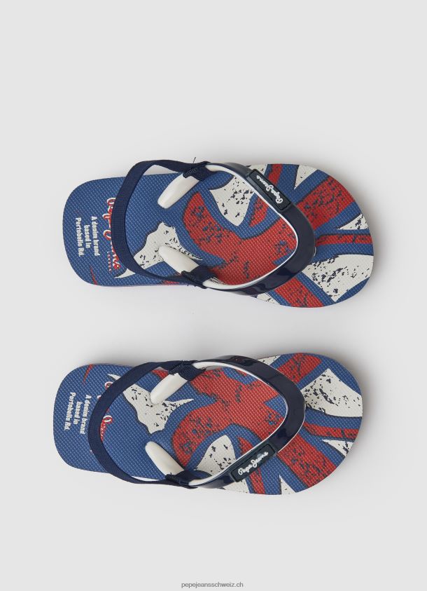 Beachflag-Flip-Flops Junge Pepe Jeans Marine 84XH6T1559