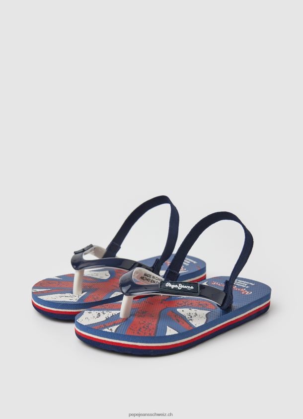 Beachflag-Flip-Flops Junge Pepe Jeans Marine 84XH6T1559