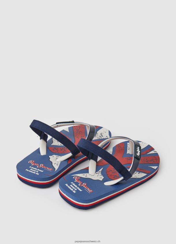 Beachflag-Flip-Flops Junge Pepe Jeans Marine 84XH6T1559