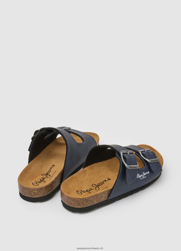 Double Kansas anatomische Sandalen Junge Pepe Jeans Marine 84XH6T1546