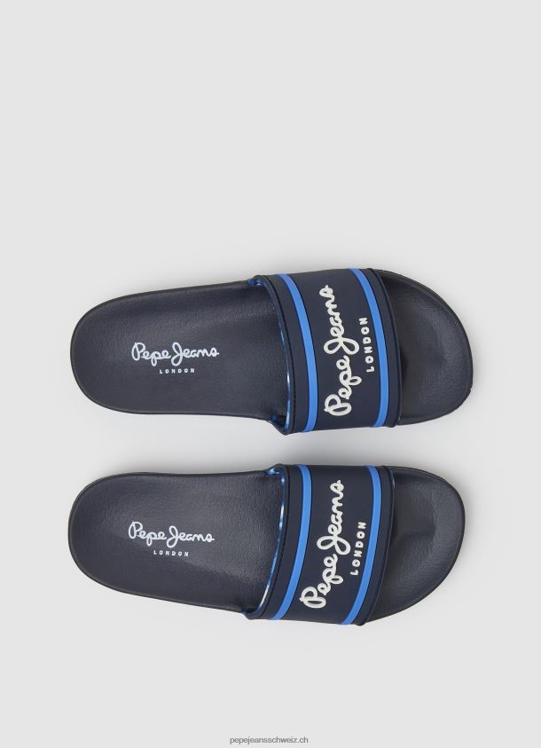 Slider-Logo-Strand-Flip-Flops Junge Pepe Jeans Marine 84XH6T1552