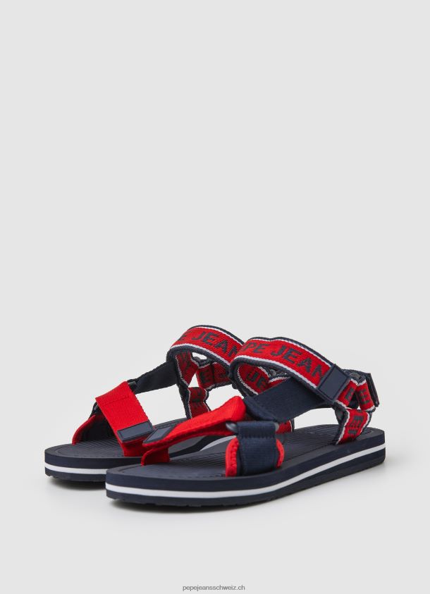 Trekking-Sandalen mit Poolband Junge Pepe Jeans Marine 84XH6T1554