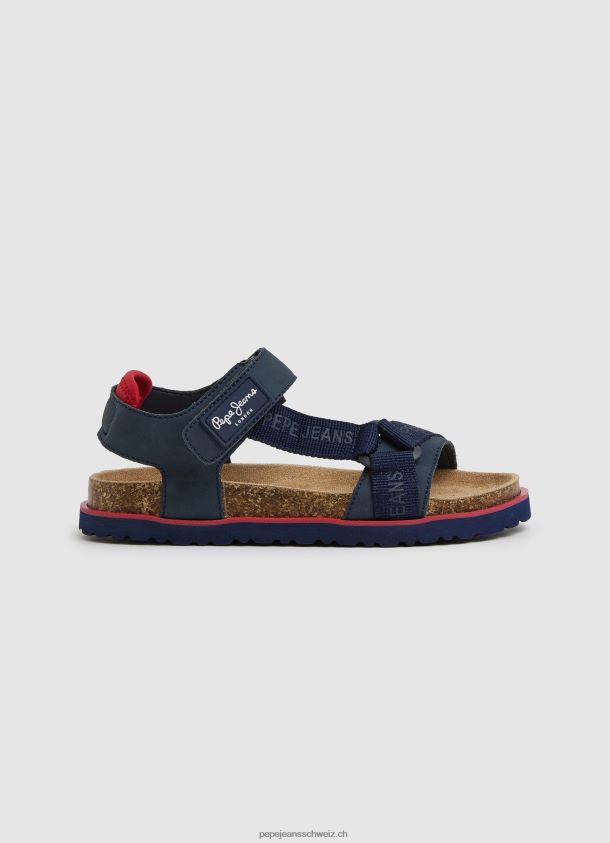 berlin montag anatomische Sandalen Junge Pepe Jeans Marine 84XH6T1550