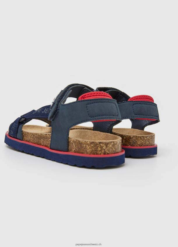 berlin montag anatomische Sandalen Junge Pepe Jeans Marine 84XH6T1550
