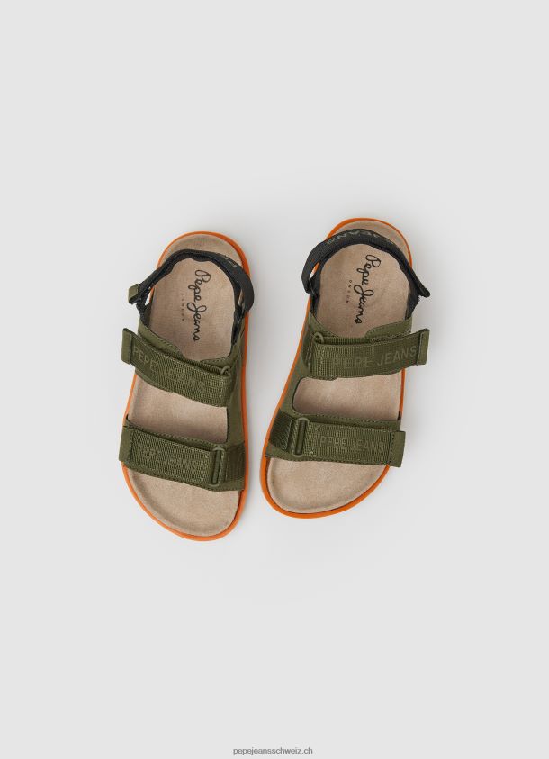 berlin samstag anatomische sandalen Junge Pepe Jeans khakigrün 84XH6T1551