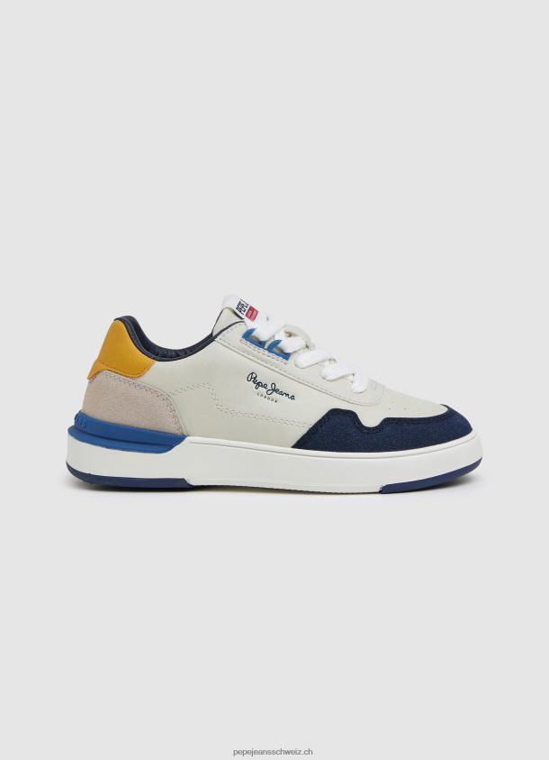 Baxter Basket Basic Turnschuhe Junge Pepe Jeans Ozean 84XH6T1539