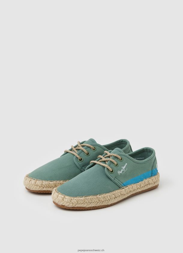 Blücher Touristen-Spitzenturnschuhe Junge Pepe Jeans Armee 84XH6T1542