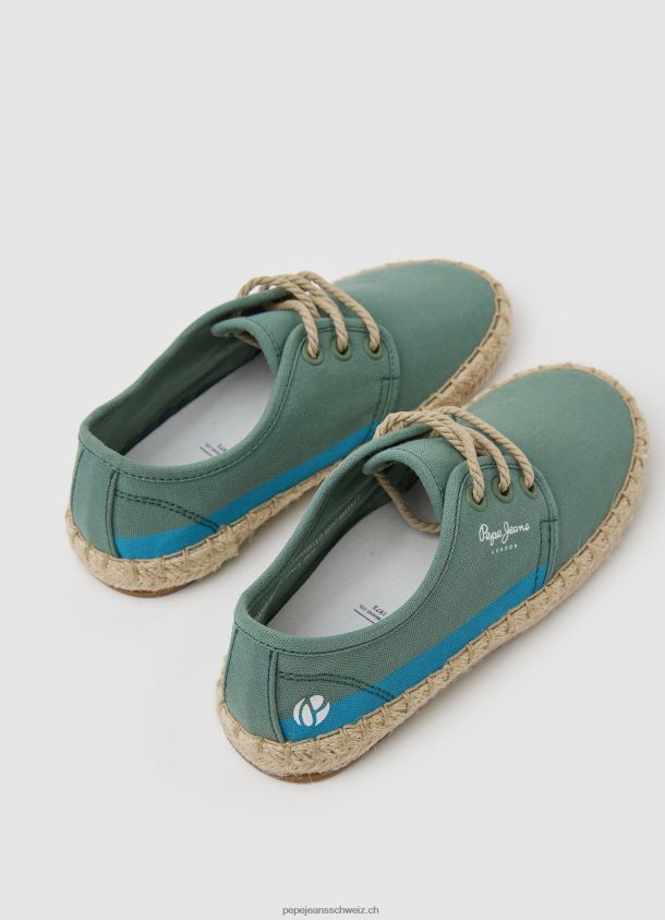 Blücher Touristen-Spitzenturnschuhe Junge Pepe Jeans Armee 84XH6T1542