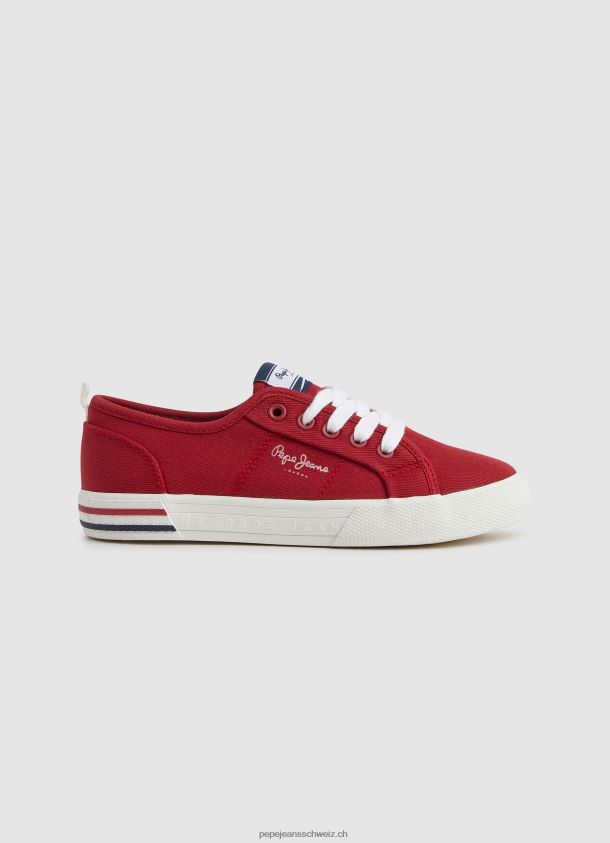 Brady Basic-Sneaker Junge Pepe Jeans Rot 84XH6T1544