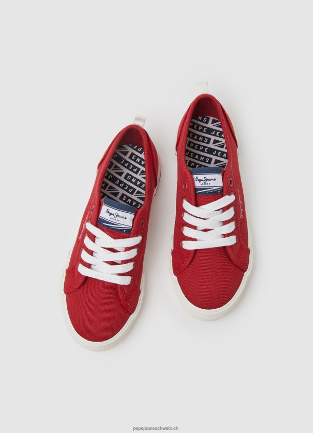 Brady Basic-Sneaker Junge Pepe Jeans Rot 84XH6T1544