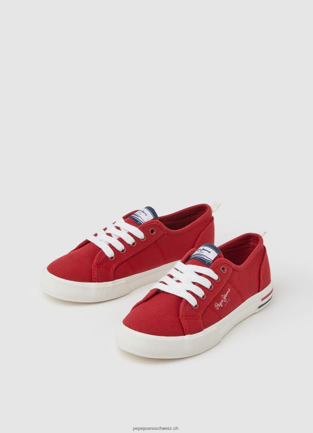 Brady Basic-Sneaker Junge Pepe Jeans Rot 84XH6T1544