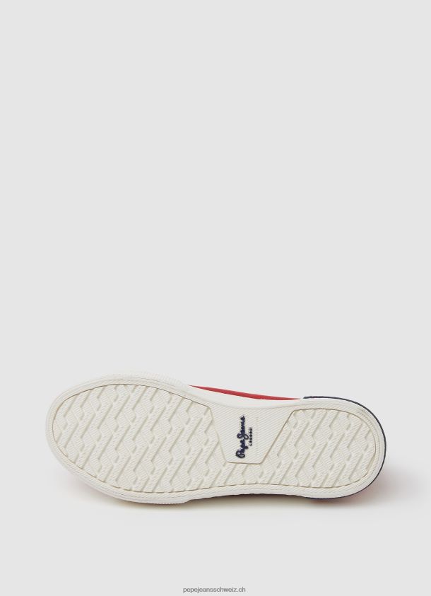 Brady Basic-Sneaker Junge Pepe Jeans Rot 84XH6T1544