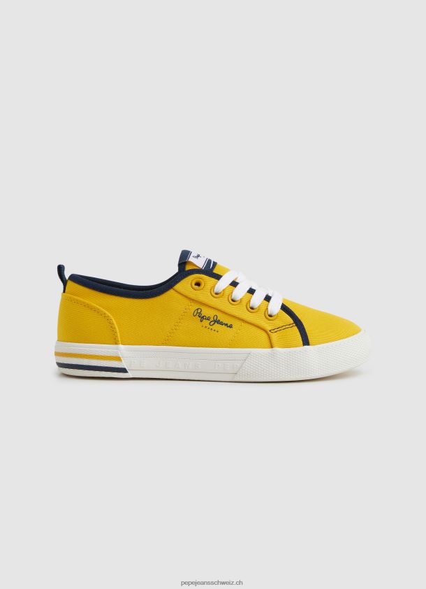 Brady Basic-Sneaker Junge Pepe Jeans Rugby-Gelb 84XH6T1543