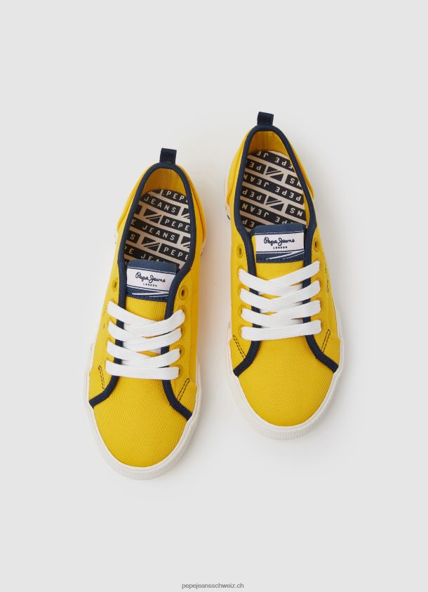 Brady Basic-Sneaker Junge Pepe Jeans Rugby-Gelb 84XH6T1543