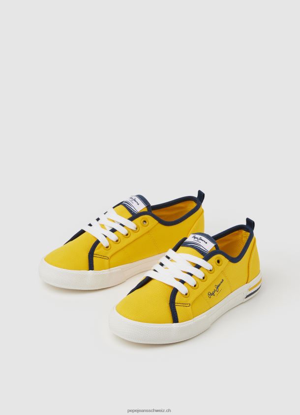 Brady Basic-Sneaker Junge Pepe Jeans Rugby-Gelb 84XH6T1543