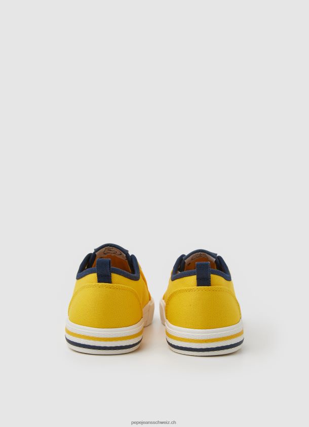 Brady Basic-Sneaker Junge Pepe Jeans Rugby-Gelb 84XH6T1543