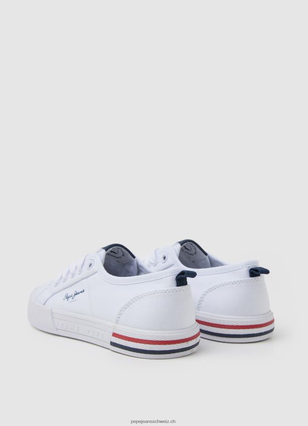 Brady Basic-Sneaker Junge Pepe Jeans Weiss 84XH6T1560