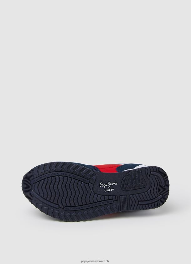 London Brighton Basic Turnschuhe Junge Pepe Jeans Marine 84XH6T1529
