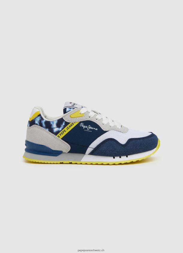 London Brighton Basic Turnschuhe Junge Pepe Jeans Weiss 84XH6T1530
